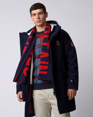 Team GB, Ben Sherman, Winter Scarf, Official 2022 Winter Olympics, Limited Edition, Closing Ceremony, Navy