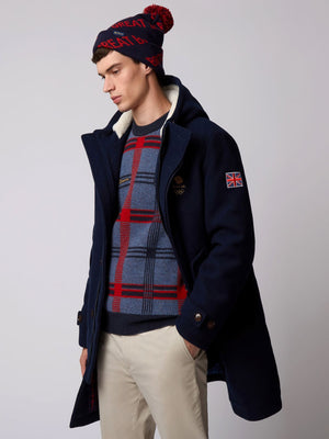 Team GB, Ben Sherman parka, Men's outerwear,  Official 2022 Winter Olympics, Limited Edition, Great Britain jacket, Beijing, , navy coat, styled