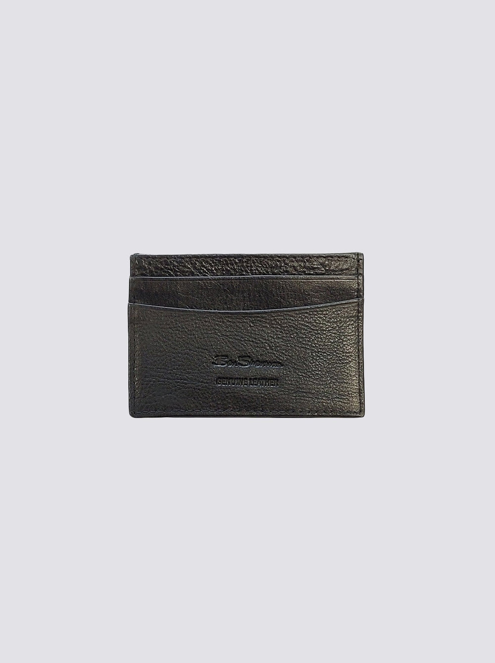 Koki Leather Card Holder Wallet - Black - Ben Sherman