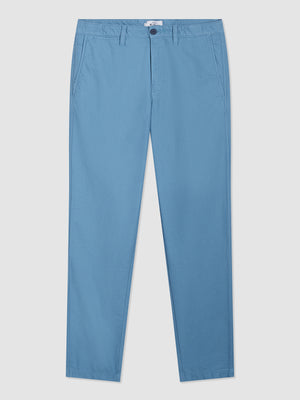 Beatnik Oxford Slim Taper Garment Dye Chino - Dusty Blue