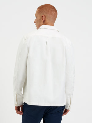 Garment Dye Chore Shirt Jacket - Ecru