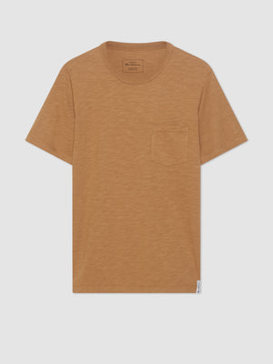 Garment Dye Beatnik T-Shirt - Camel