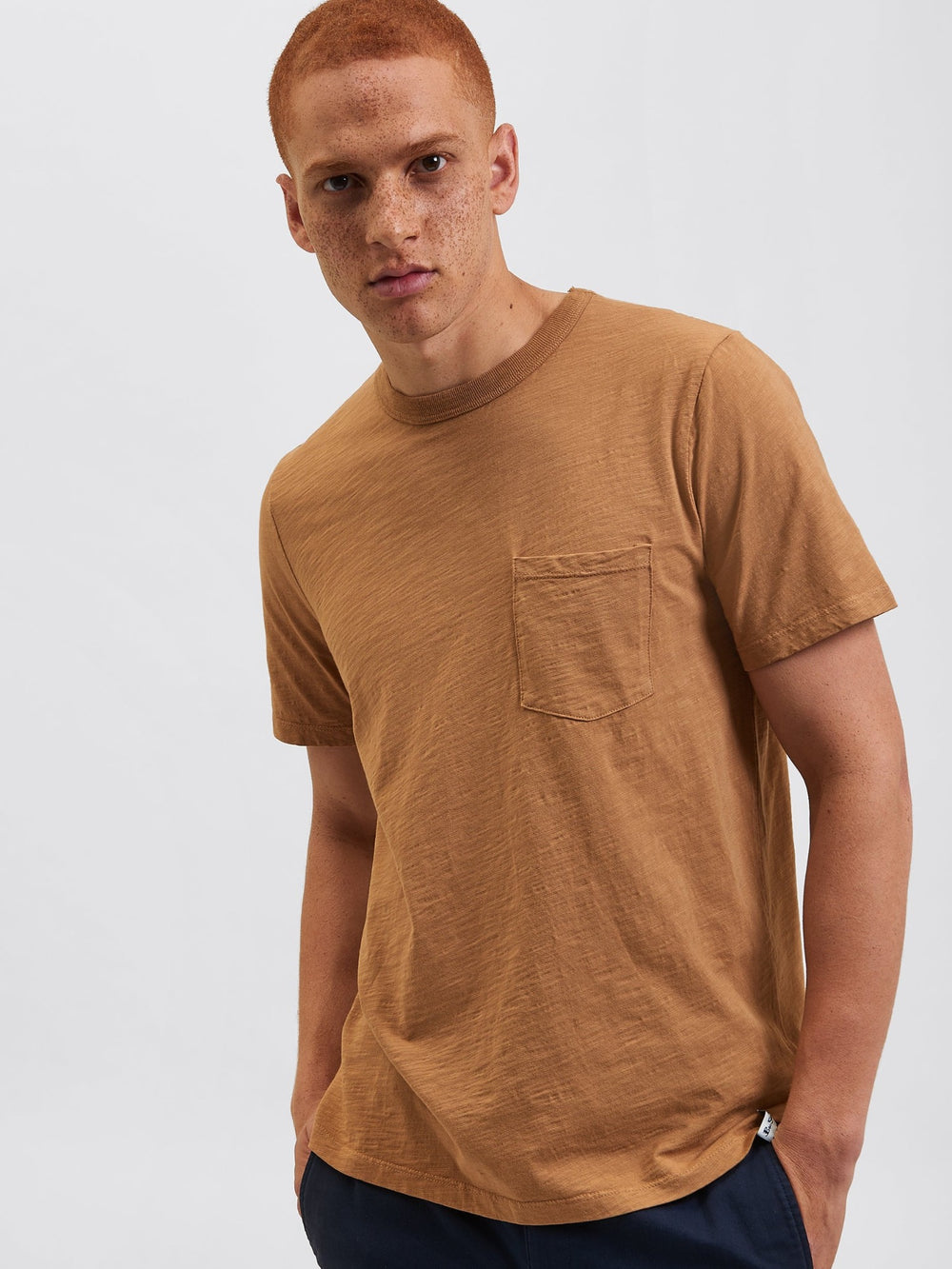 Garment Dye Beatnik Short-Sleeve T-Shirt - Camel