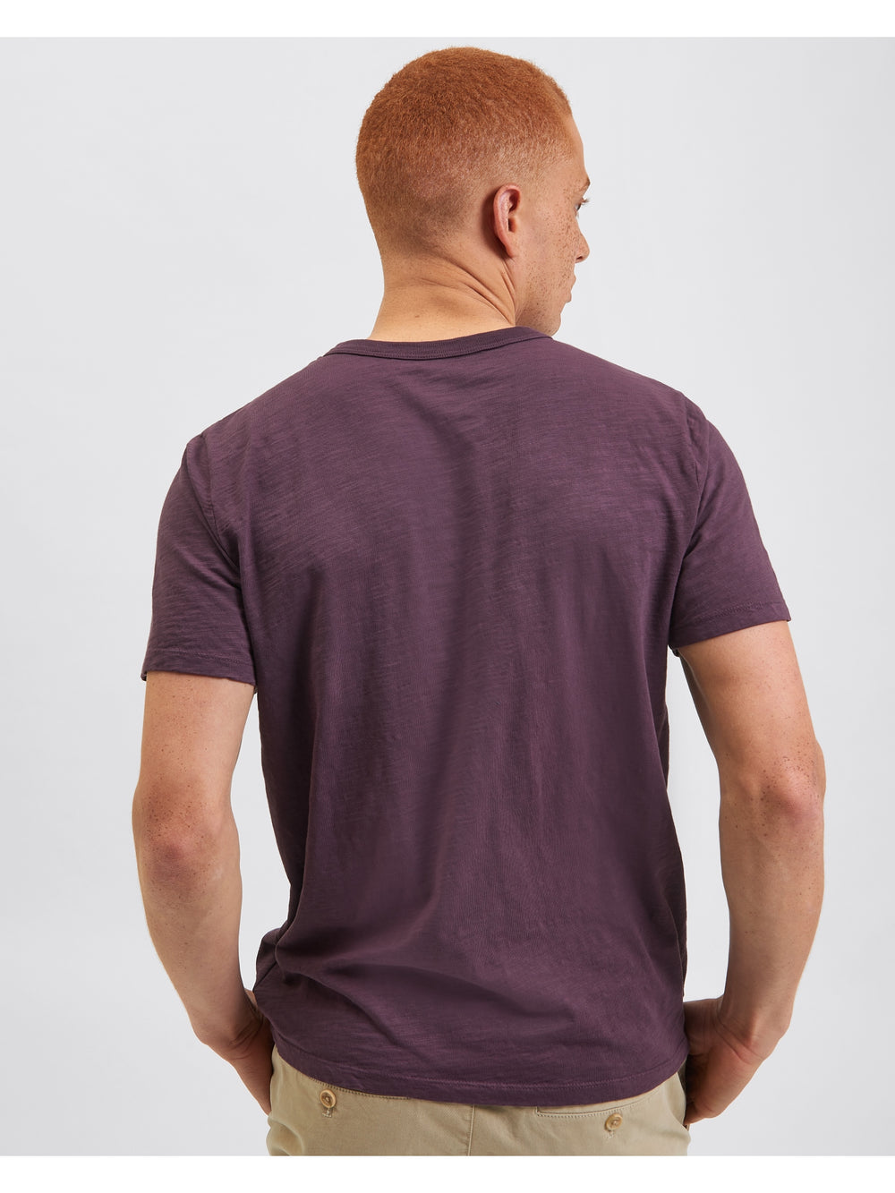 Garment Dye Beatnik Short-Sleeve T-Shirt - Merlot