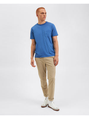 Garment Dye Beatnik Short-Sleeve T-Shirt - Mid Blue