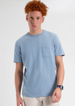 Garment Dye Beatnik T-Shirt - Blue