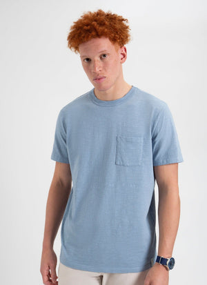 Garment Dye Beatnik T-Shirt - Blue