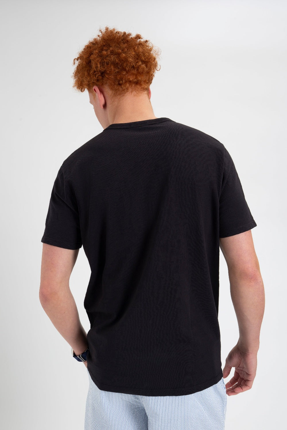 Garment Dye Beatnik T-Shirt - Black