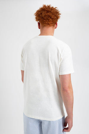 Garment Dye Beatnik Short-Sleeve T-Shirt - White