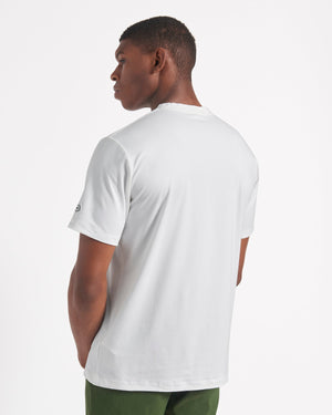 Performance Stretch Marl T-Shirt - Bright White