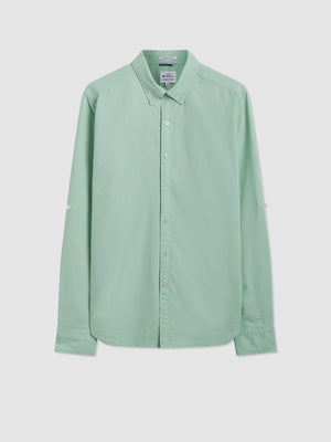 St. Ives Resort Oxford Garment Dye Organic Shirt - Pistachio