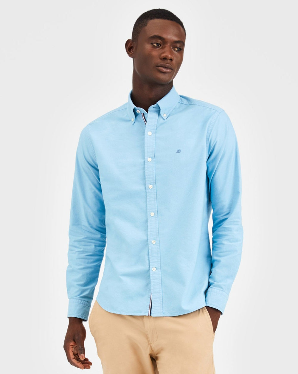 Beatnik Oxford Garment Dye Shirt - Fresh Blue