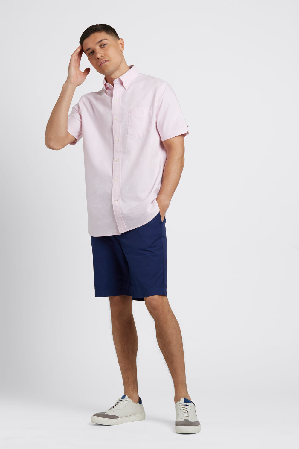 Men's Short Sleeve Dress Shirt Adaptive Clothing for Seniors, Disabled &  Elderly Care