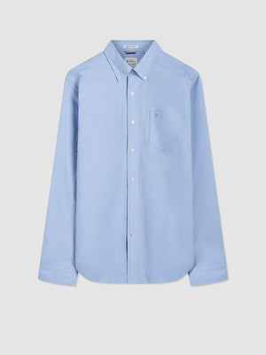 Brighton Oxford Organic Shirt - Pale Blue