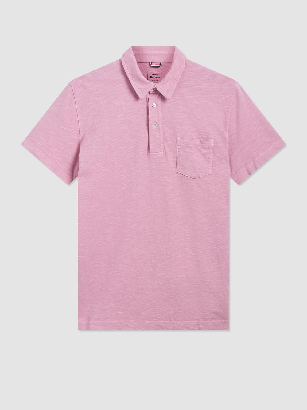 Garment Dye Beatnik Polo - Washed Pink