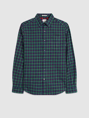 House Tartan Twill Shirt - Green