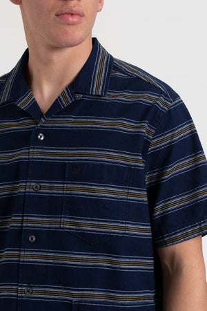 Dalston Blues Lightweight Stripe Shirt