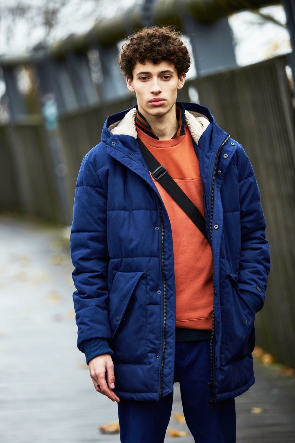 B by Ben Sherman Quilted Mountaineering Jacket