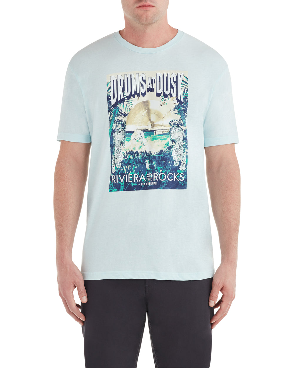 Riviera Drums Graphic Tee - Mint