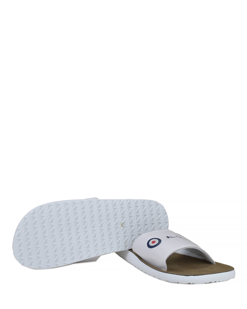 Daytona Cushioned Slide Sandals - White