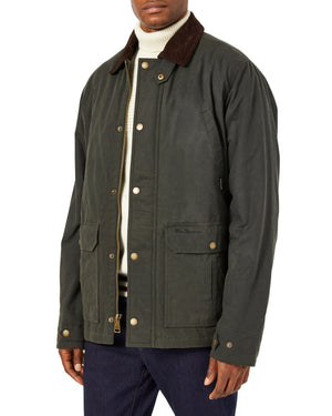 Men's Coated Cotton Jacket with 2 oz. Fill - Loden