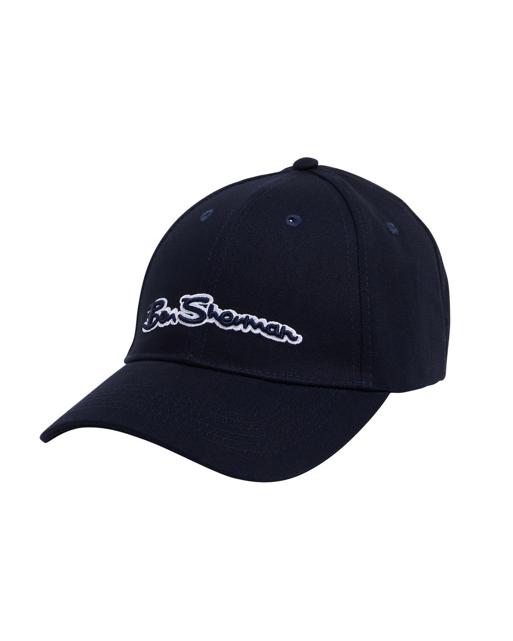 3D-Embroidered Baseball Hat - Navy