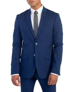Bell Bi-Stretch Two-Button Side Vent Suit - Blue