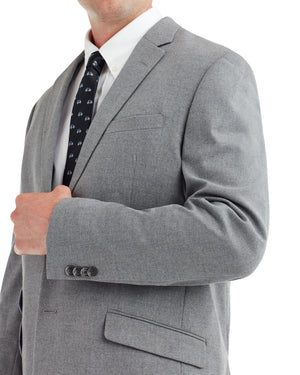 Aske Single-Breasted Suit - Grey