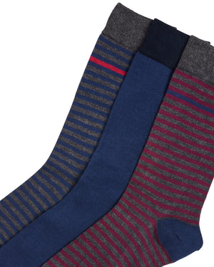 Hedgehunter Men's 5-Pack Socks - Black/Navy/Grey