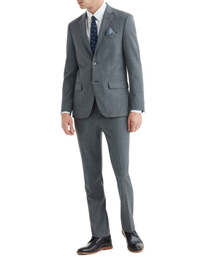 Cave Bi-Stretch Flat Front Suit Pant - Grey