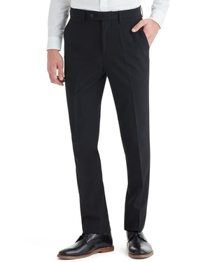 Cave Bi-Stretch Flat Front Suit Pant - Black