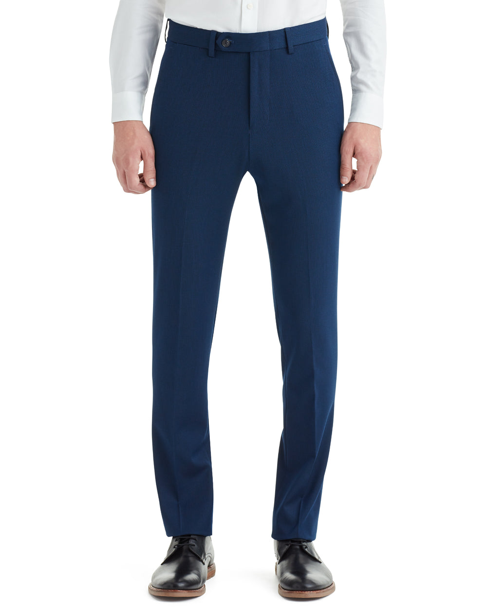 Cave Bi-Stretch Flat Front Suit Pant - Blue
