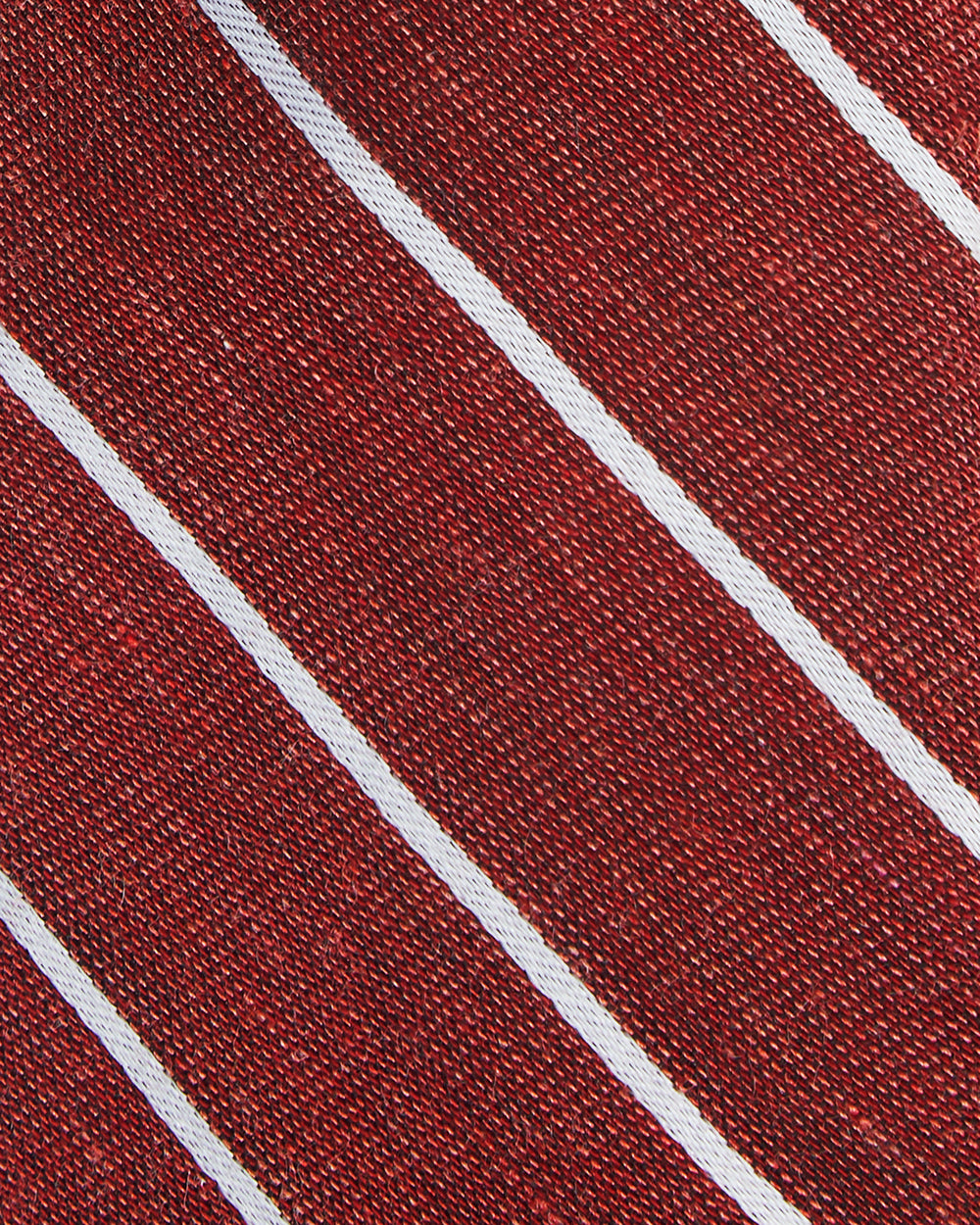 Kalvin Stripe Silk Neck Tie - Red