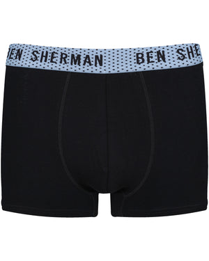 Ethan Men's 3-Pack Fitted No-Fly Boxer-Briefs - Black