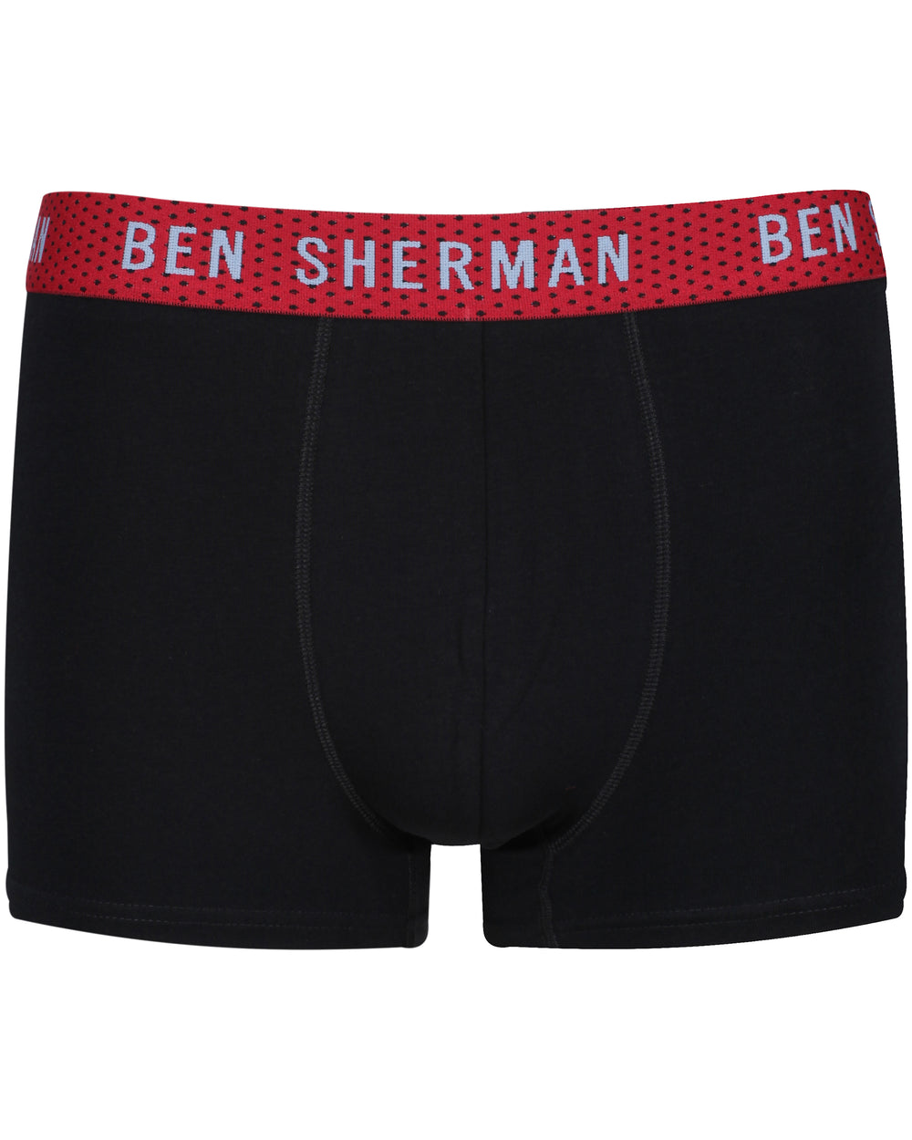 Ben Sherman Mens Boxers 3 Pack Trunks Jameson Cotton Blend Designer  Underwear