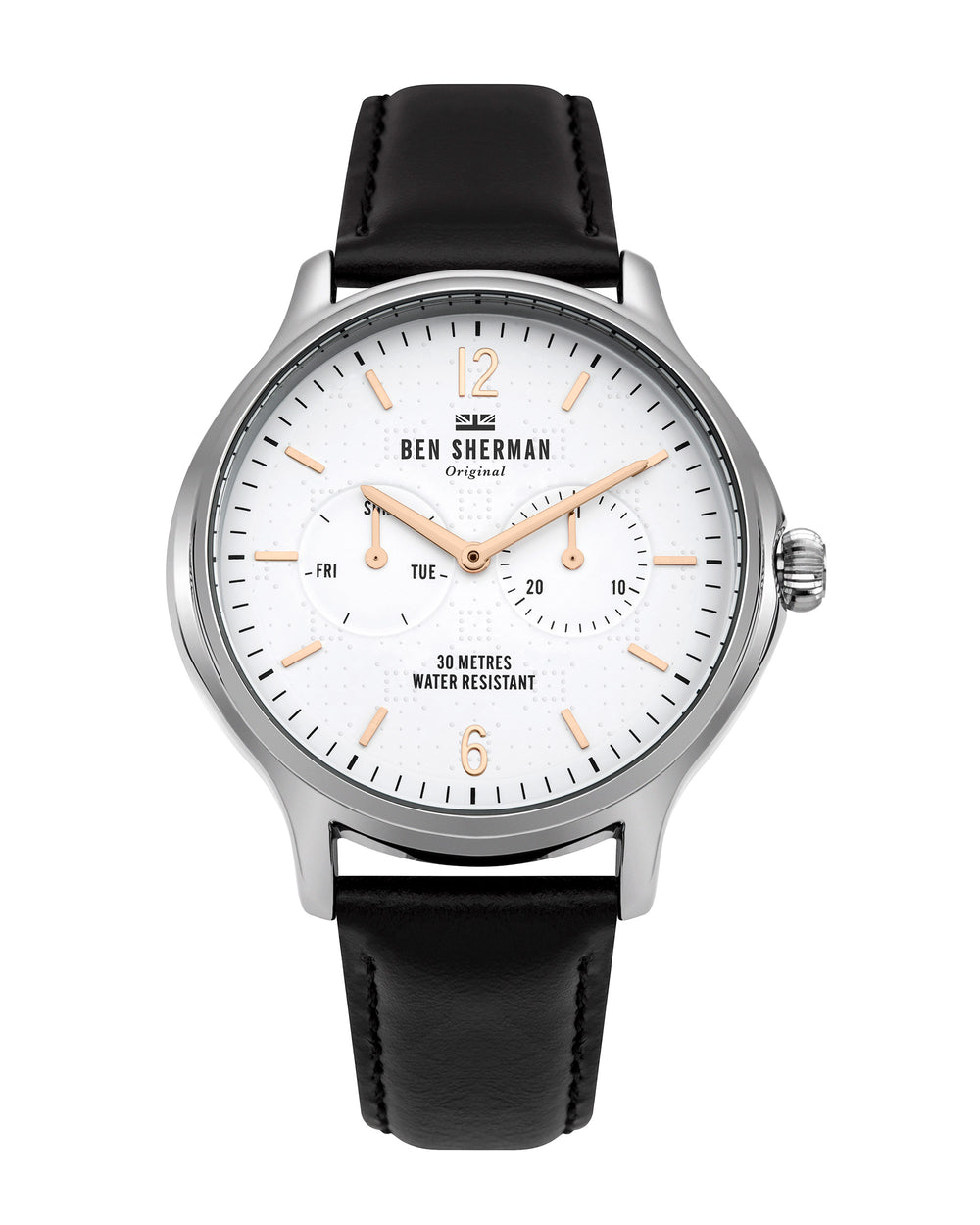 Men's Kensington Professional Watch - Black/White/Silver