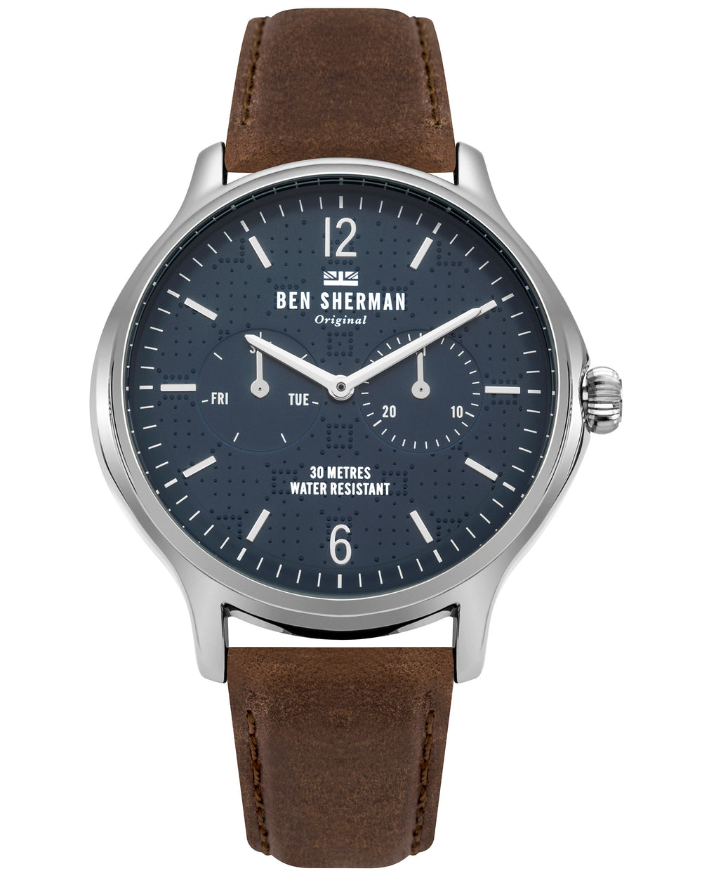 Men's Kensington Professional Watch - Brown/Navy/Silver