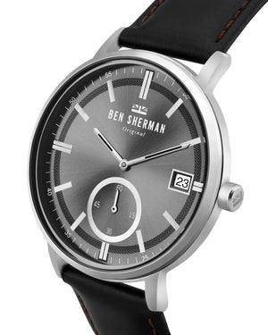Men's Portobello Professional Watch - Black/Black/Silver