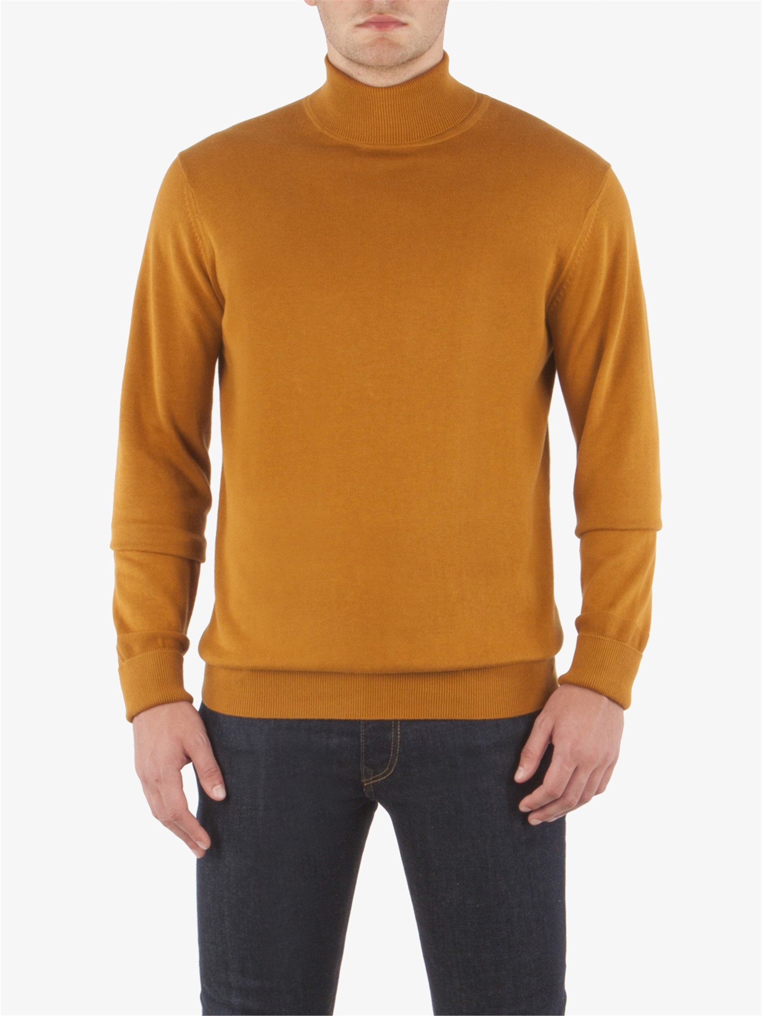 COTTON ROLL NECK KNIT 