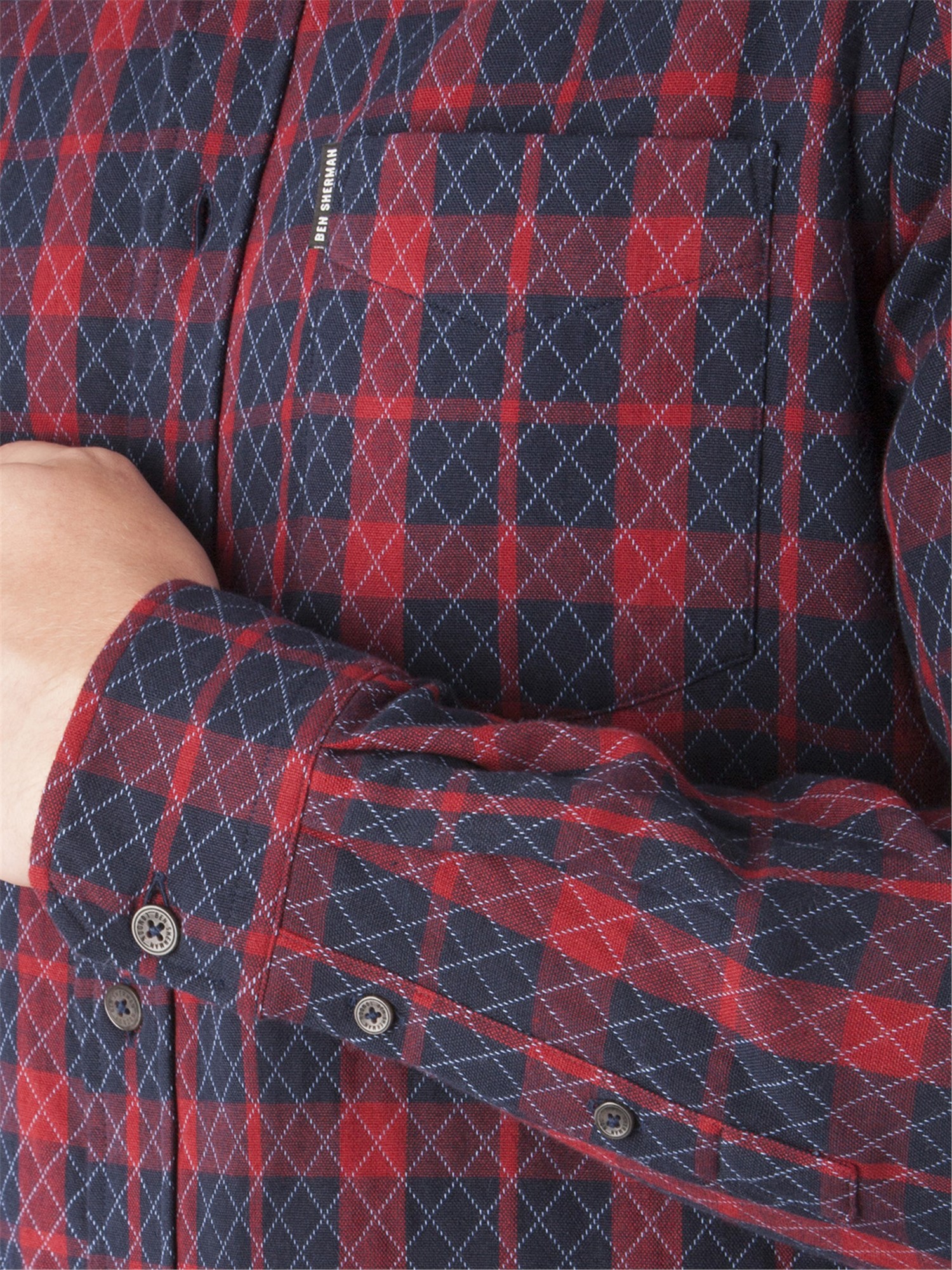 QUILT STITCH CHECK SHIRT 