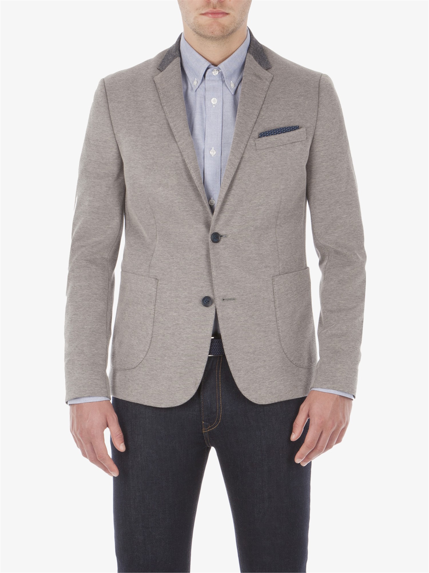 Pique Jersey Blazer