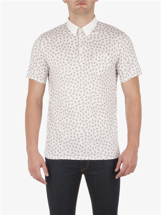 PAISLEY PRINT POLO 