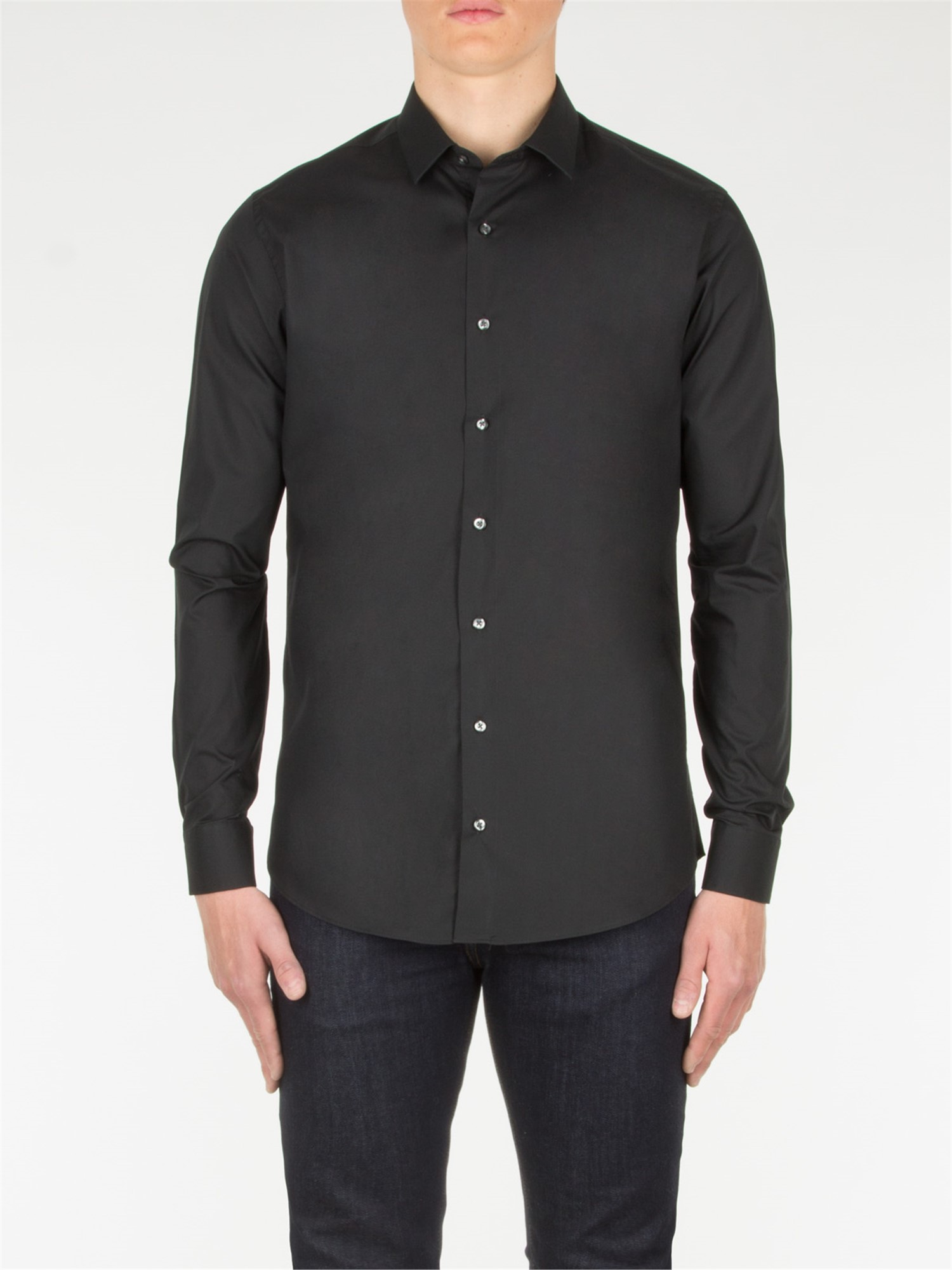 SKINNY FIT LONG SLEEVE SOHO SHIRT