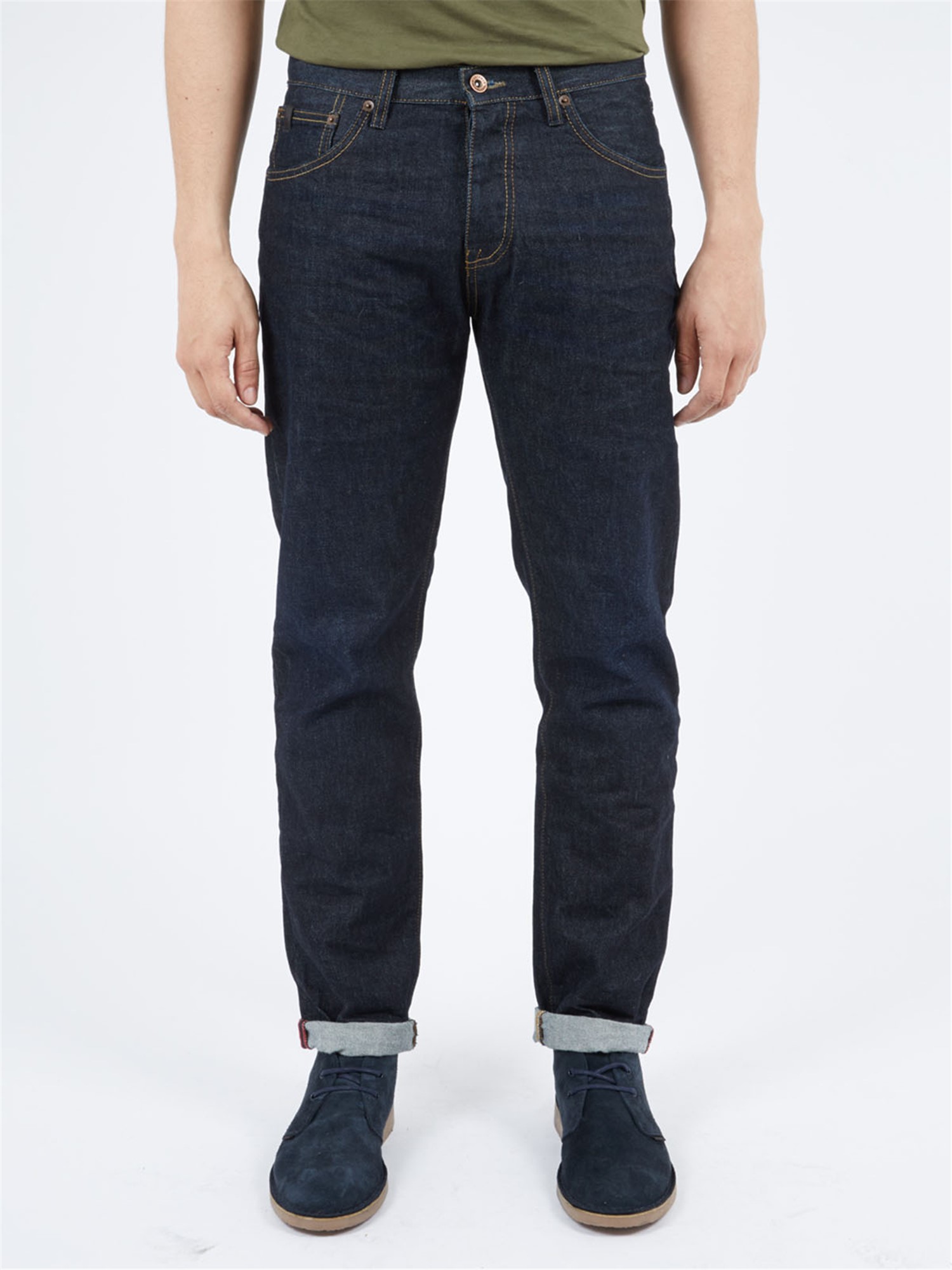 SLIM DRY RUB JEANS 