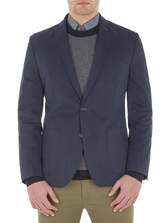HERRINGBONE BLAZER 