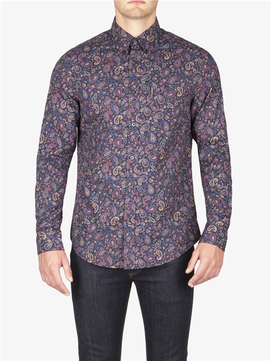 Paisley long Sleeve Shirt 