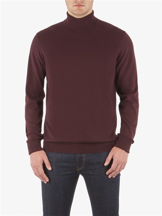 Cotton Roll Neck Knit