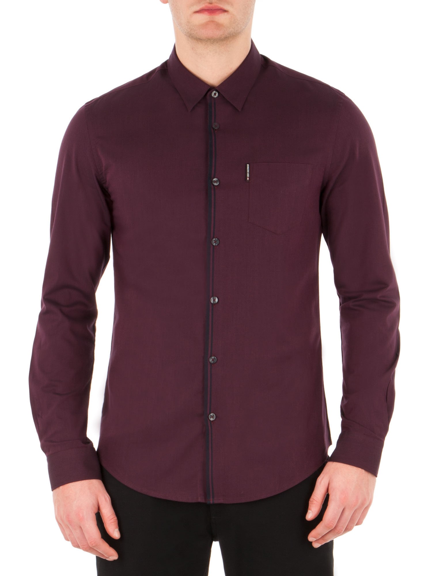 TONIC TIPPED SHIRT SLIM FIT