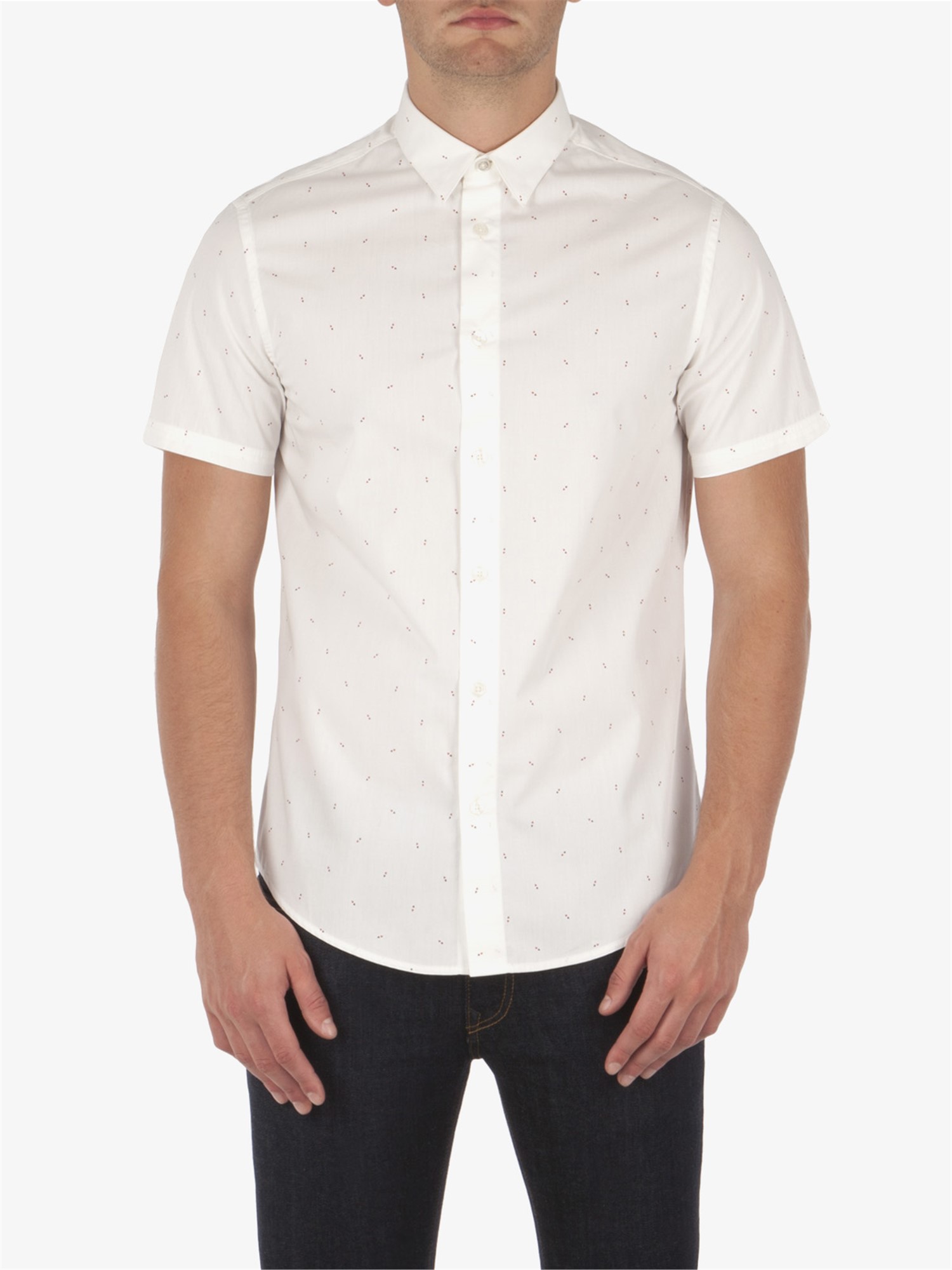DOUBLE TRIANGLE PRINT SHIRTS